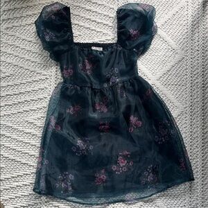 Floral Puff Sleeve Dress